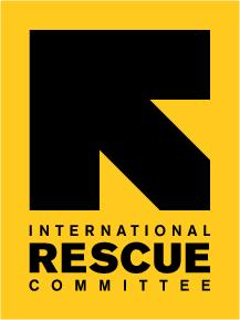 International Rescue Committee logo, representing a partnership with CNM Coach Training.